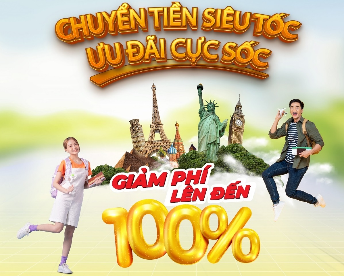 “Thứ Tư vui vẻ”, miễn phí chuyển tiền quốc tế lên đến 100% tại HDBank